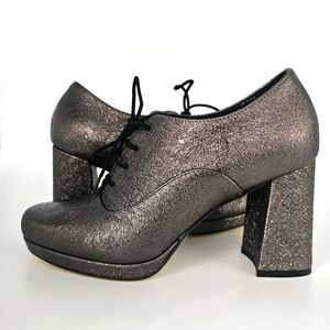 "BATA" pewter color shoes/booties